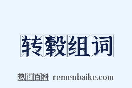 转毂组词是什么意思的图片